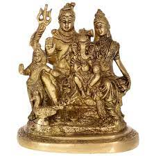 Pure Brass Shiv Parivar