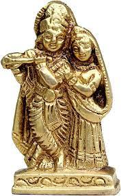 Pure Brass Radha Krishna Jii