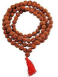 Men's and Women's  5 Mukhi/Faced 108+1  Beads Rudraksha Jaap  Mala